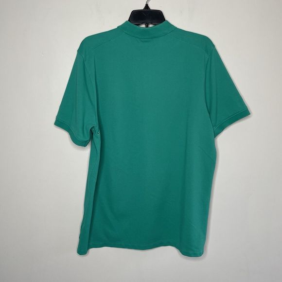 NIKE Tiger Woods Polo Shirt Mens Large Green Dri-Fit Frank Logo Masters Golf - Picture 7 of 10
